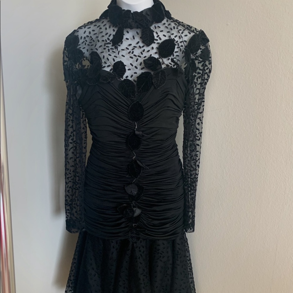 vintage black dress